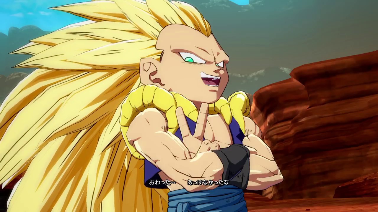 ドラゴンボール ファイターズ　ゴテンクスが天津飯に排球拳３７HITコンボ　ハゲチームを粉砕