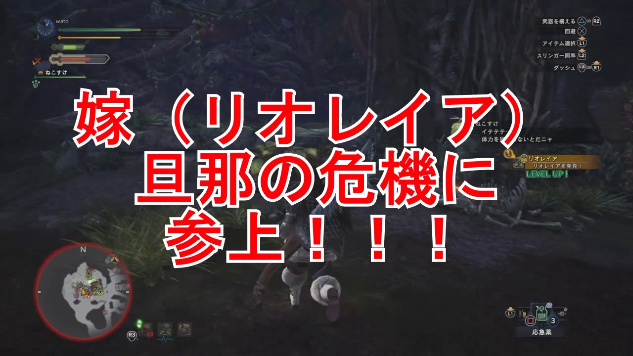 【下手くそハンターのモンスターハンターワールド実況】　第２回リオレウスの狩猟