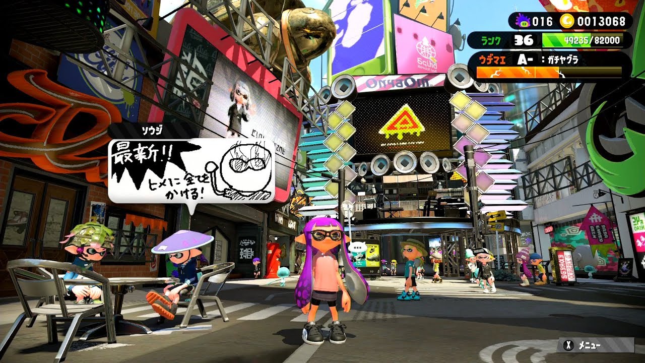 明日フェスだからナワバリの練習しとく【スプラトゥーン2実況】