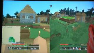 マインクラフト実況#2弟参戦!?悲報あり村に飾りつけしてみた（wiiuマイクラ）