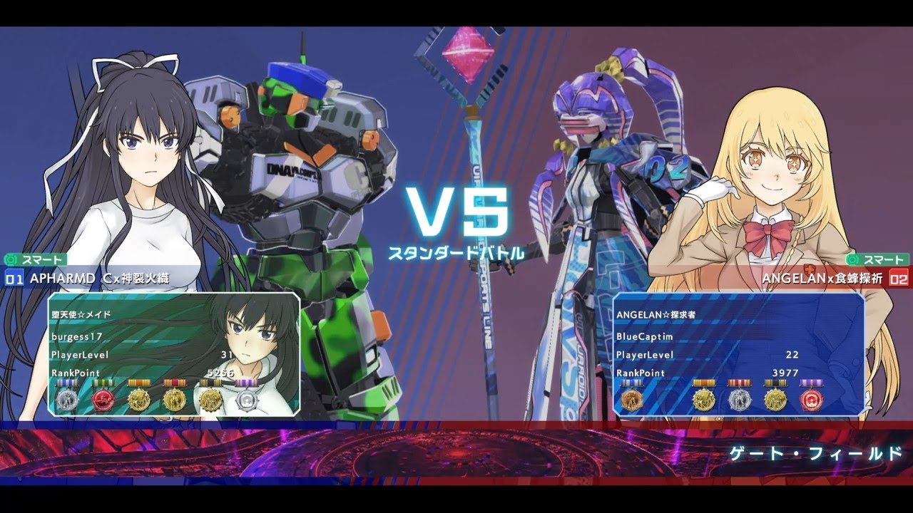 【禁書VO】CaptimバーチャロンTV 対戦相手視線 ランクマッチ第109戦 とある魔術の電脳戦機 2018/3/4 とあるチャロン