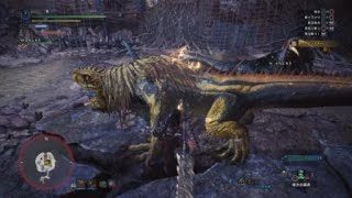 MHW　麻痺したモンスターから降りれない