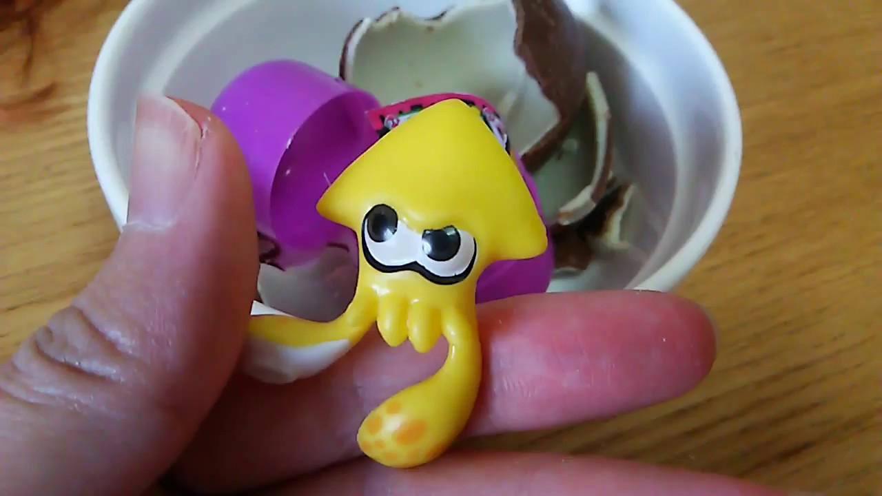 チョコエッグ(スプラトゥーン2)を開封してみました。