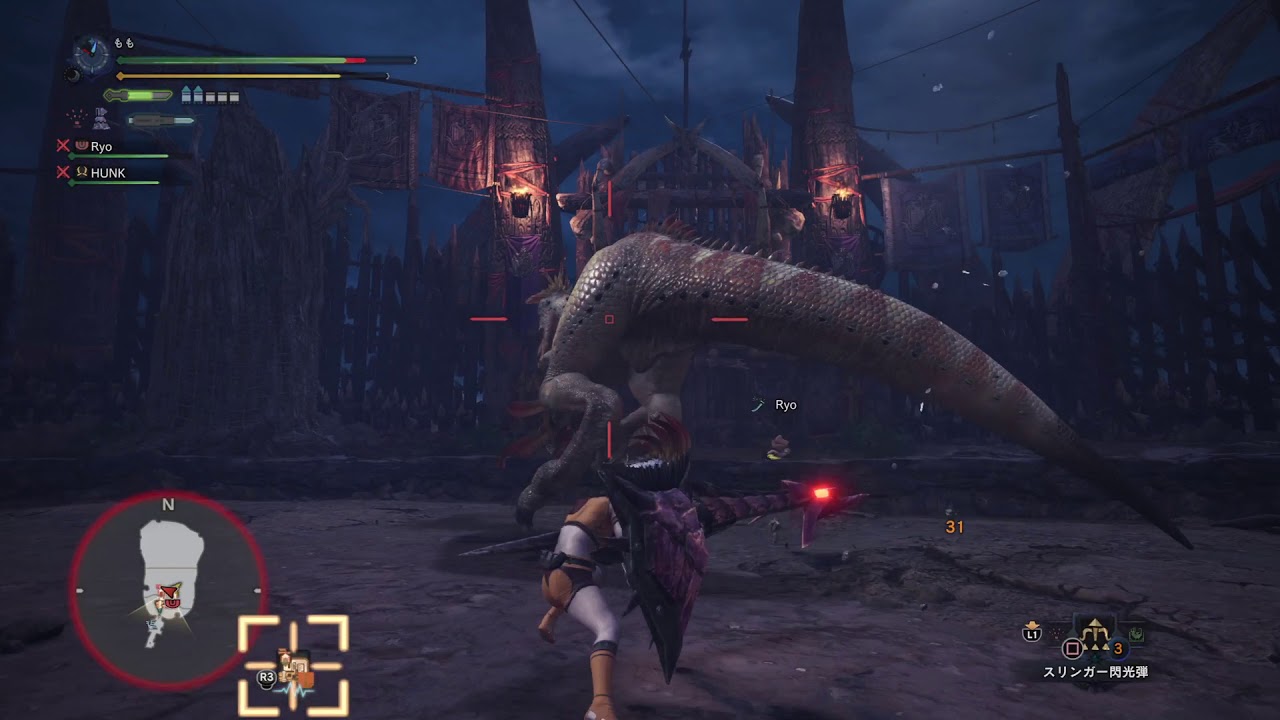 モンスターハンターワールドクルルヤック対クルルヤック対決