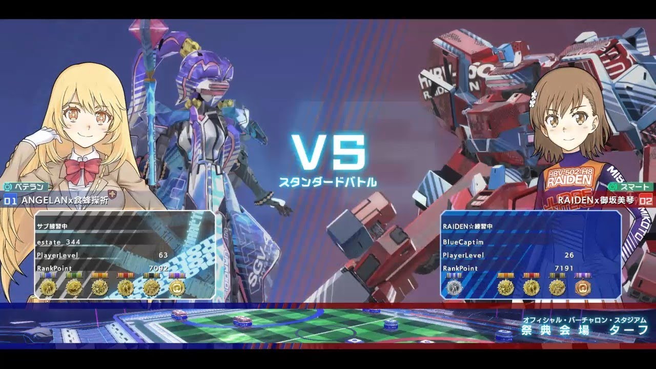 【禁書VO】CaptimバーチャロンTV ランクマッチ第162戦 とある魔術の電脳戦機 2018/3/17 とあるチャロン