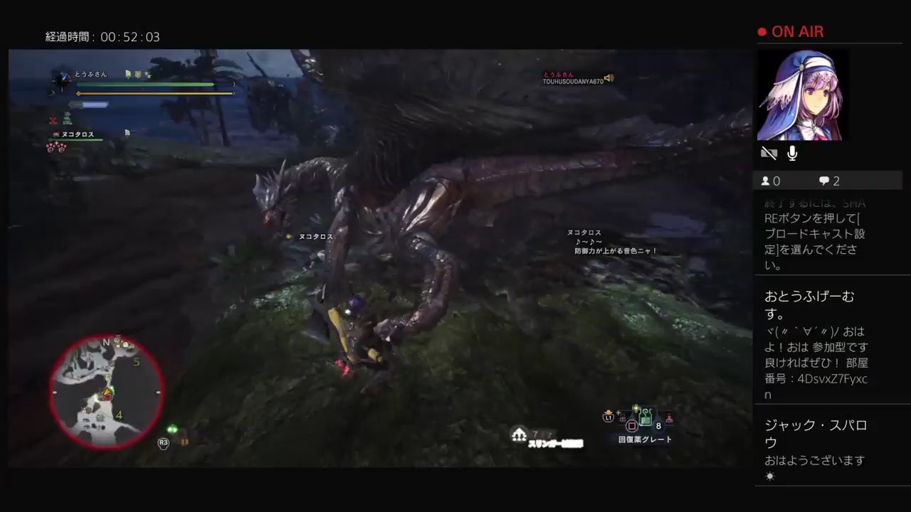 ［MHW］モンスターハンターワールド　ライブ配信　装備品コンプを目指して