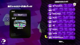 [スプラトゥーン2] 大会 S+50