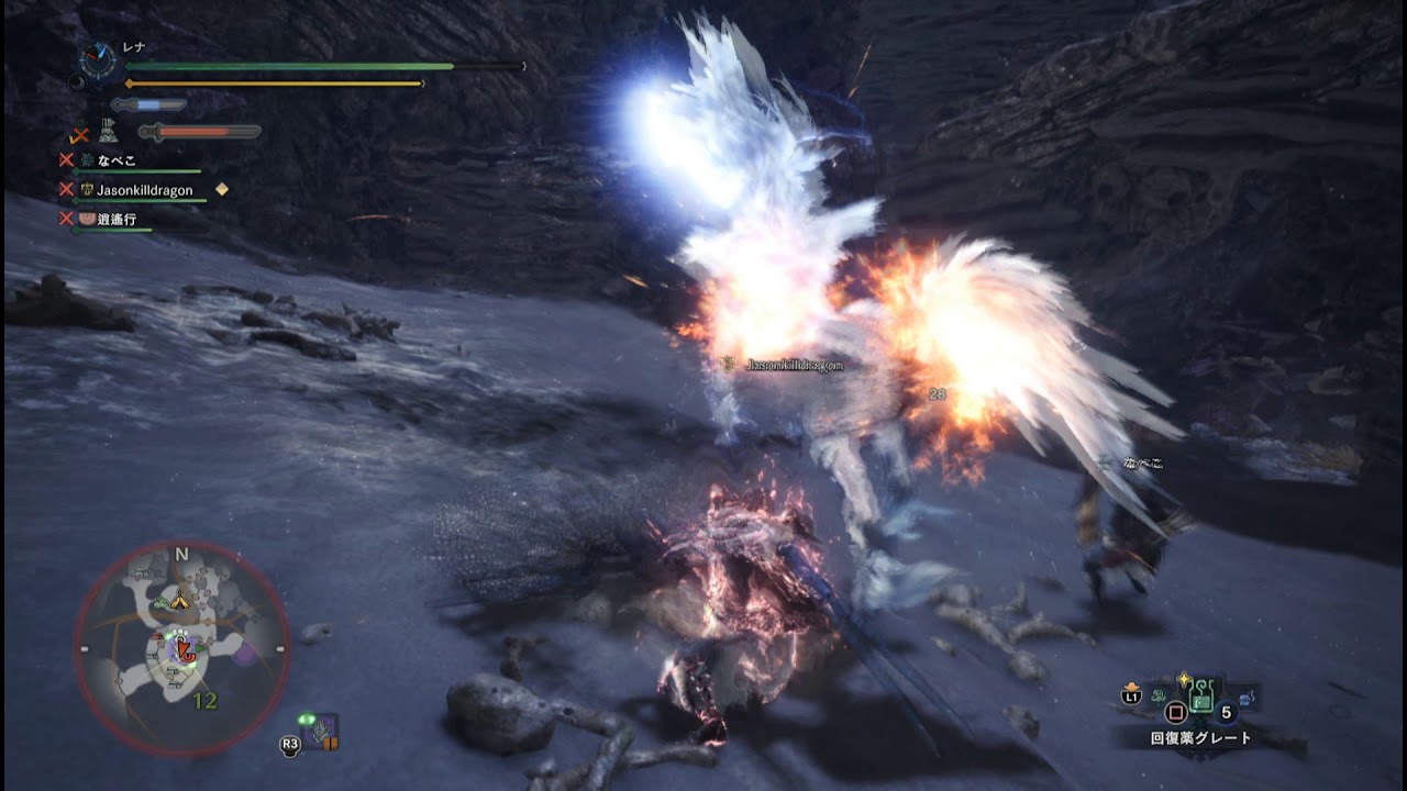モンスターハンターワールド　歴戦キリンの討伐 2018 03 12 01 29 37 204