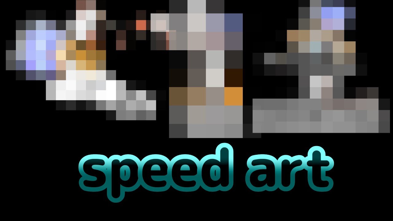 マインクラフトspeed art!!!次はチャンネルアートに挑戦してみよう…