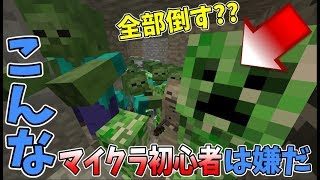 【マインクラフト】こんなマイクラ初心者は嫌だ！？