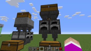 【マインクラフト】四連かまどの作り方