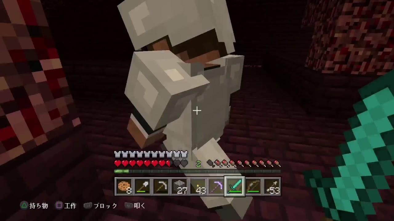 マインクラフト　幸運でダイヤ採掘