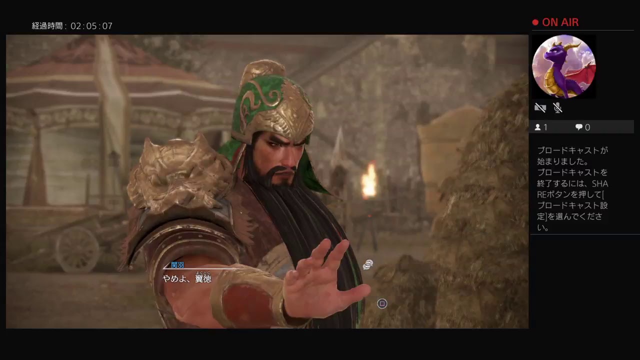 無双垂れ流しテスト