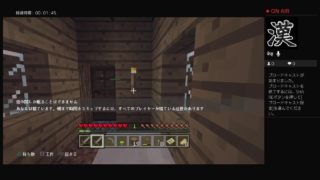 姫プレイ？初期リスに館２つ！？　マインクラフト生配信