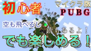 【マインクラフト】ハイピクセルサーバーでPUBG！！