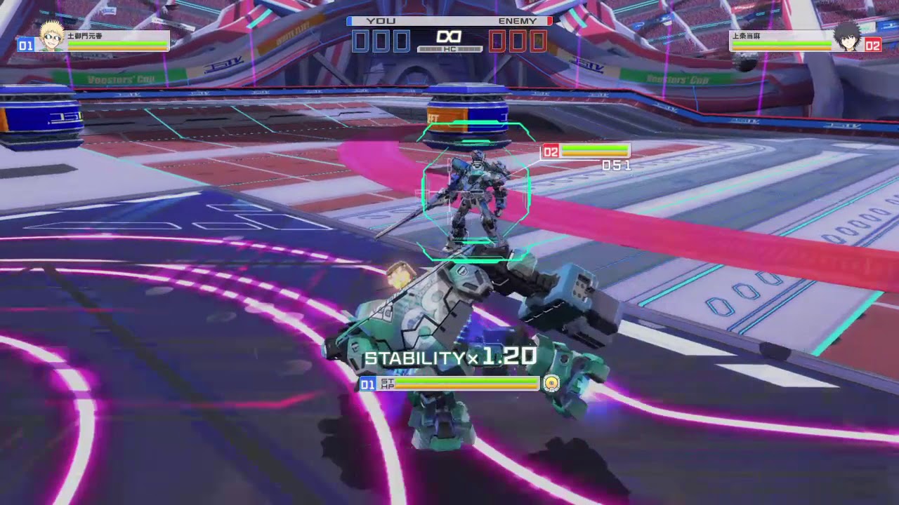 とある魔術の電脳戦機 ドルドレイ 滑りVターン