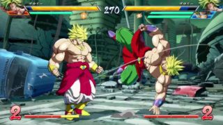 ドラゴンボールファイターズ ブロリーの空中コンボの締めがカッコイイ