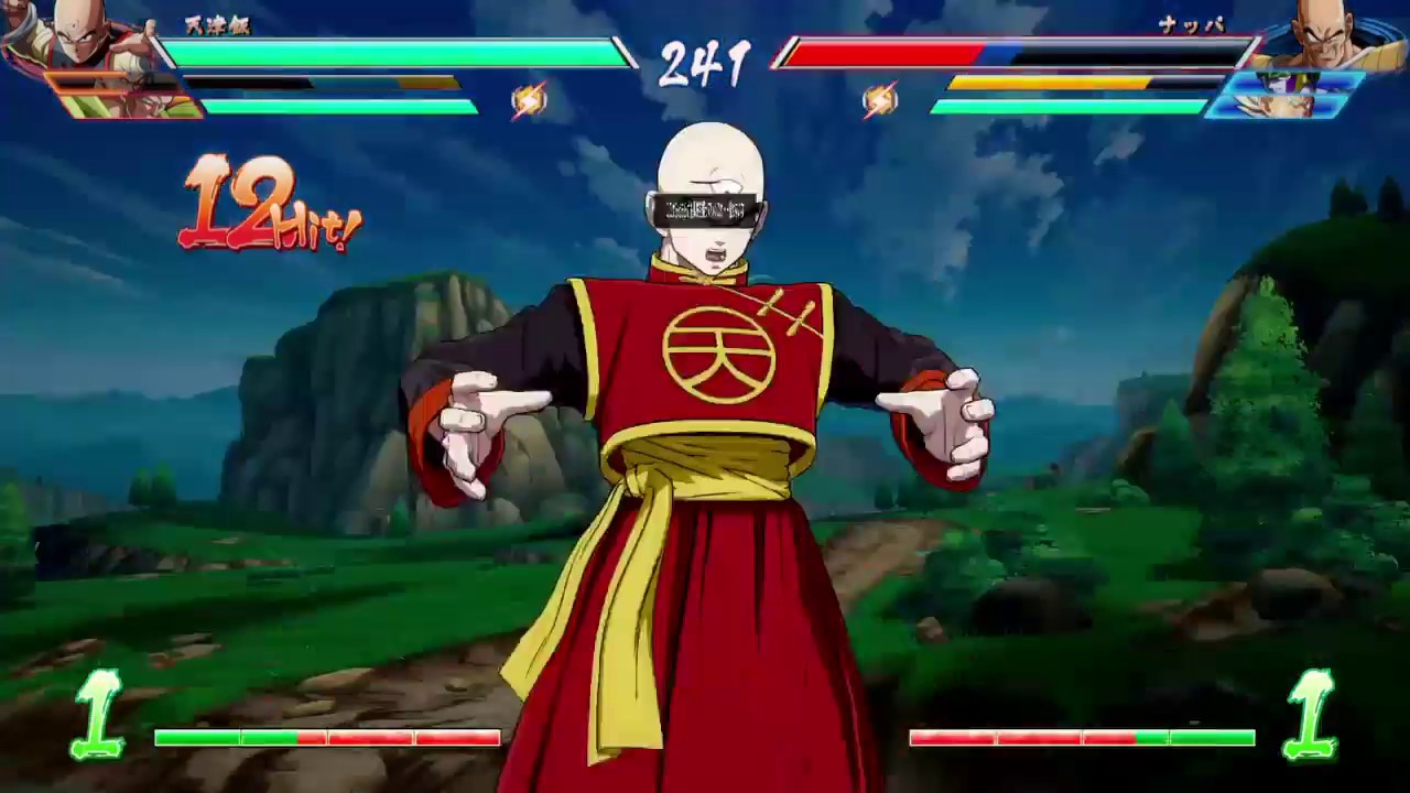 ドラゴンボール ファイターズ　天津飯の逆襲　宿敵ナッパに気攻砲コンボ