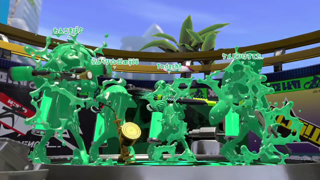 【スプラトゥーン2】スフィア最高回転！アプデで強化された金モデがやばい！　実況プレイ ♥-♥