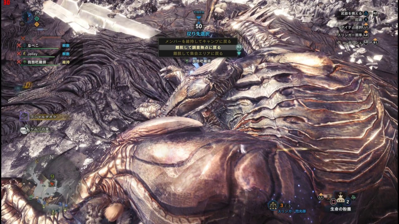 モンスターハンターワールド　歴戦クシャルダオラの討伐 2018 03 26 00 56 01 685
