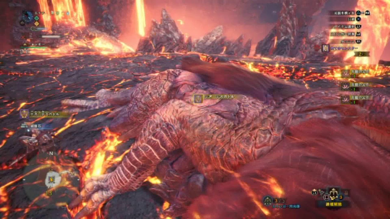 狩人生活を満喫するモンスターハンターワールド実況 #31 VS導きの青い星 テオ・テスカトル ネルギガ