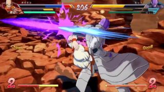 ドラゴンボール ファイターズ　ヒットの遠距離コンボがスゴイ　地上にいながら空中コンボ