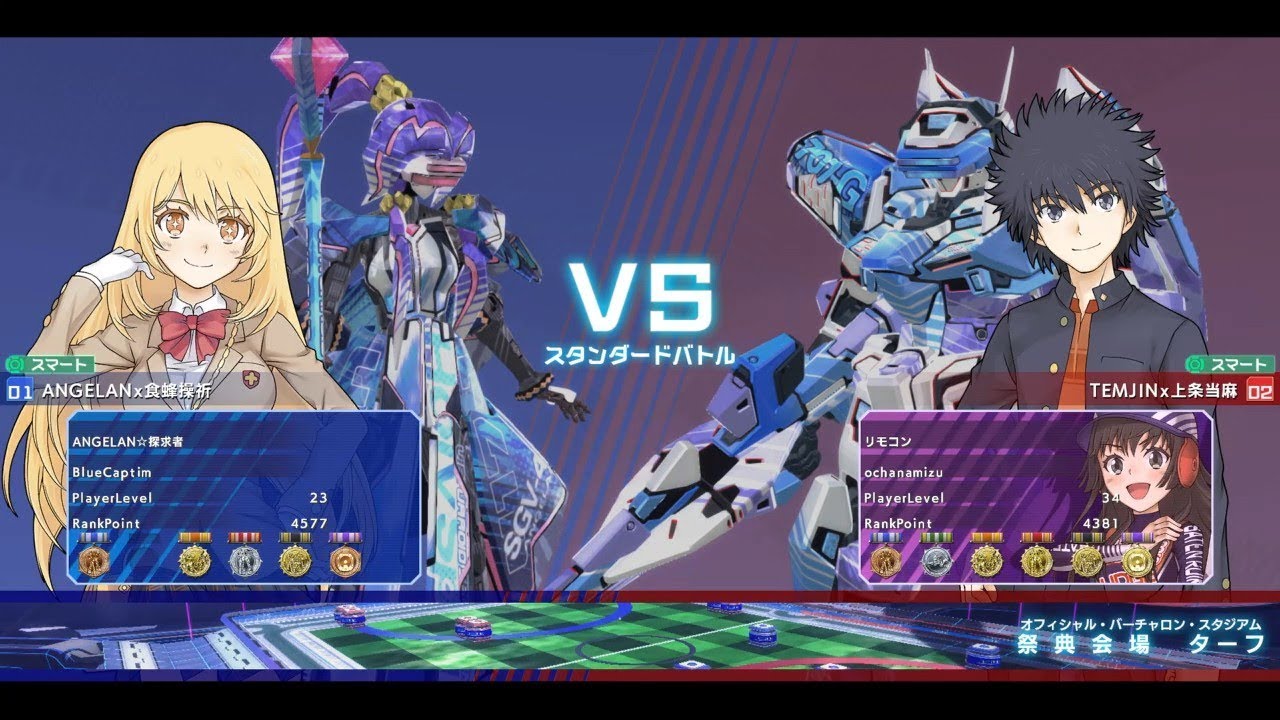 【禁書VO】CaptimバーチャロンTV ランクマッチ第121戦 とある魔術の電脳戦機 2018/3/4 とあるチャロン