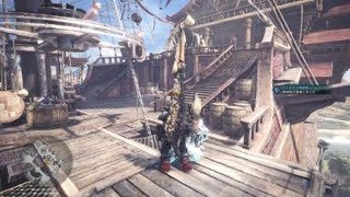 モンスターハンター：ワールド　歴戦テオ　ランスソロ（オトモあり）