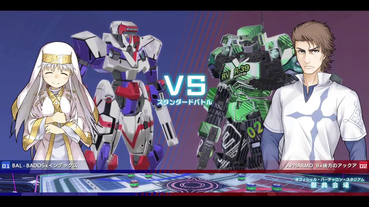 とある魔術の電脳戦機_20180328091941 バトラーVSバルバドス