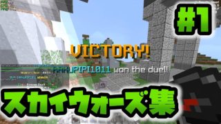 【マインクラフト】スカイウォーズ集てきな？？【Not highlights】