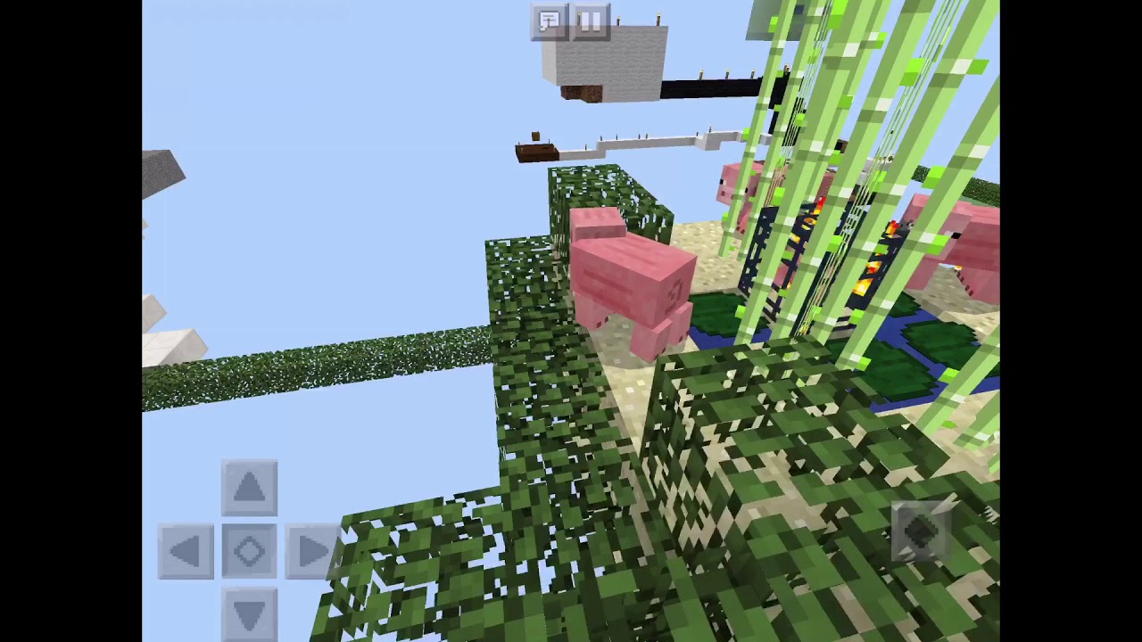 ゆっくりピタゴラス マインクラフトpe スカイブロックPart2