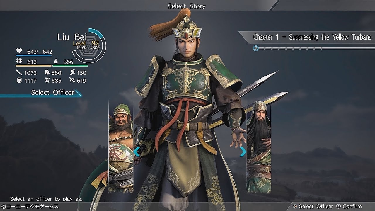 真・三國無双８_劉備紹介（PC版）