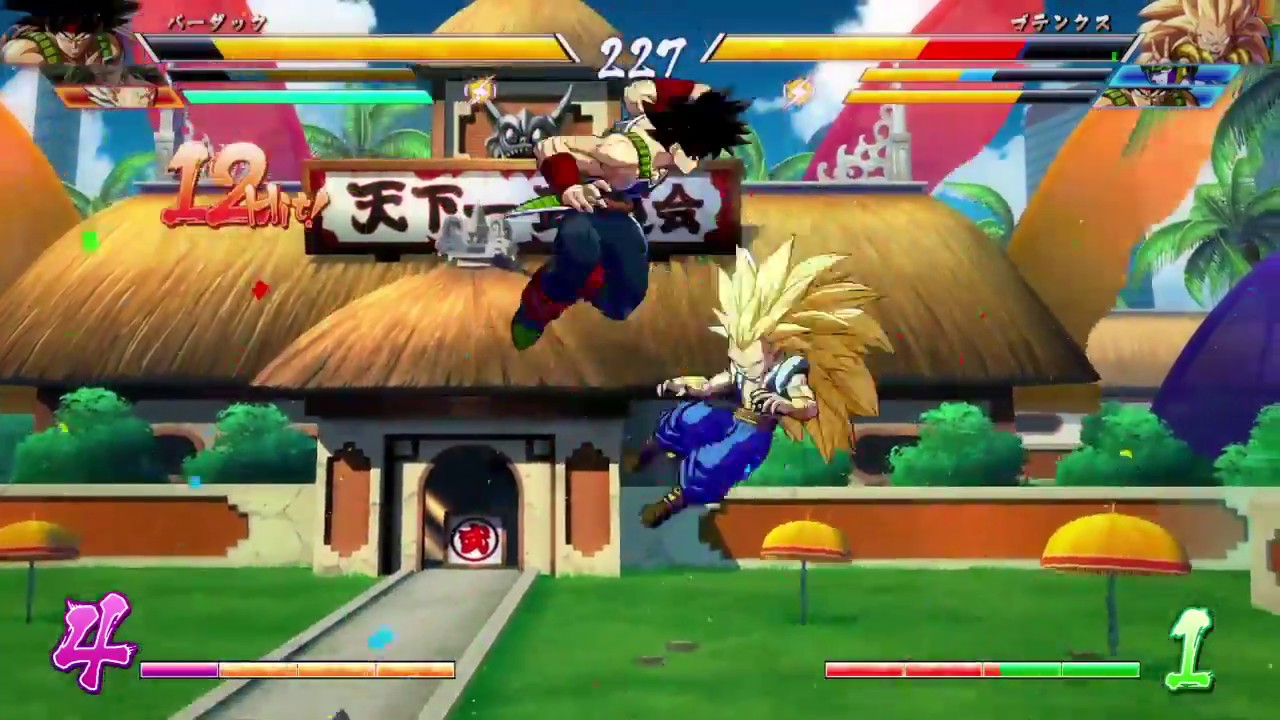 ドラゴンボール ファイターズ　DBFZ最強　GO1　バーダック　ブロリー　４２HITコンボ