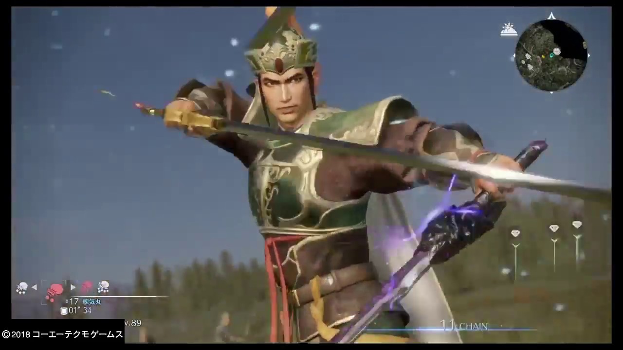 劉備(Liu Bei) 真・三國無双8 コンボ集