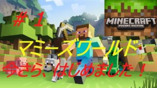 【マインクラフトPE】サバイバル＃１マミーズワールド【マミーズ】