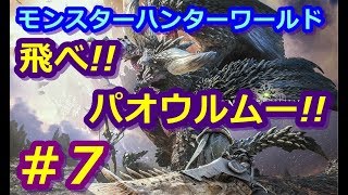 【モンスターハンターワールド】飛べ！！　パオウルムー！！　　＃7