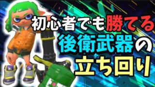 【スプラトゥーン2】初心者でも勝てる！後衛武器の立ち回りを教えます！【S+50】