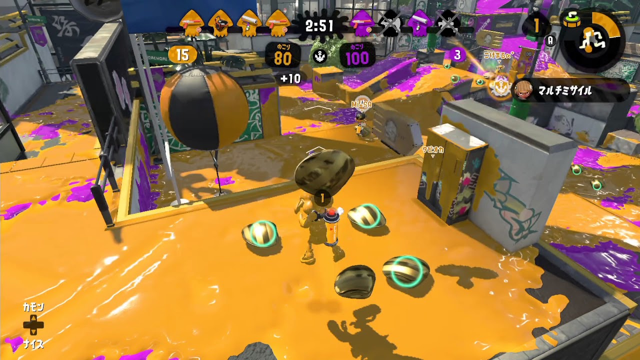 フレとのんびりスプラトゥーン２　初心者リーグアサリ2