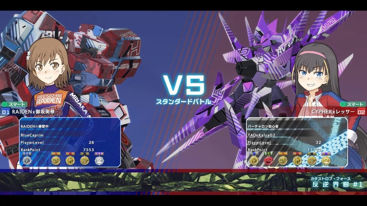 【禁書VO】CaptimバーチャロンTV ランクマッチ第166戦 とある魔術の電脳戦機 2018/3/18 とあるチャロン