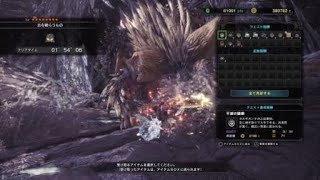 モンスターハンター：ワールド　ネルギガンテTA  チャアク  １分５４秒