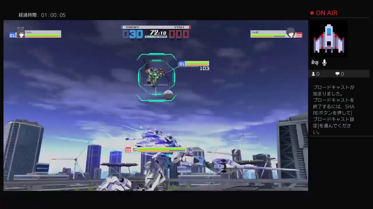 とある魔術の電脳戦機　対戦ログ 3/15