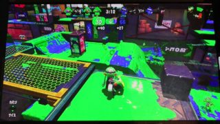 スプラトゥーン２　スクリュースロッシャー　A−　1480　ガチエリア　アロワナモール