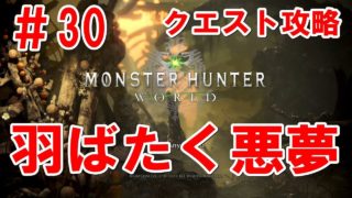 ＃30　［MHW］  羽ばたく悪夢 　モンハン初プレイ　モンスターハンターワールド  　Monster  Hunter  Word　ネタバレ注意！