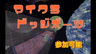 【マインクラフト】当てろ!逃げろ!マイクラドッジボール!!【参加は説明欄】