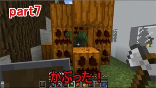 【マインクラフト】村人ゾンビってカボチャかぶるんかい part7【マイクラ実況】