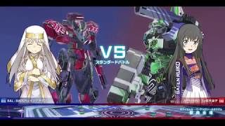とある魔術の電脳戦機 身内プレマ　まにら(アファームドS)　vs　ミハラナオ(バルバドス)