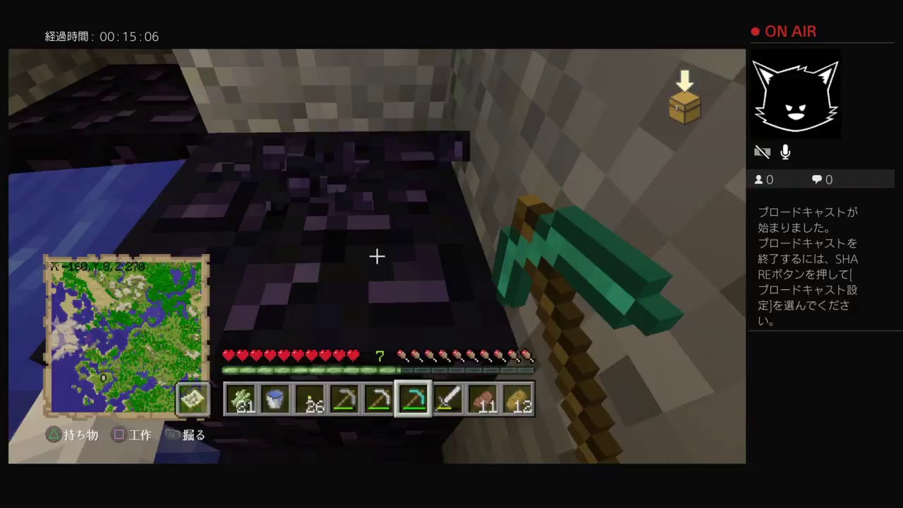 [マインクラフト]記録 not実況 2［Live］