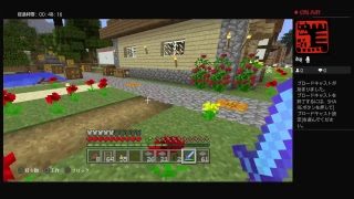 マインクラフト真夜中の探索　廃坑2つ目　モンハンbgmを聞きながら