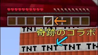 TNTランとあるものがコラボ　[ミニゲーム] [対決] [マインクラフト]