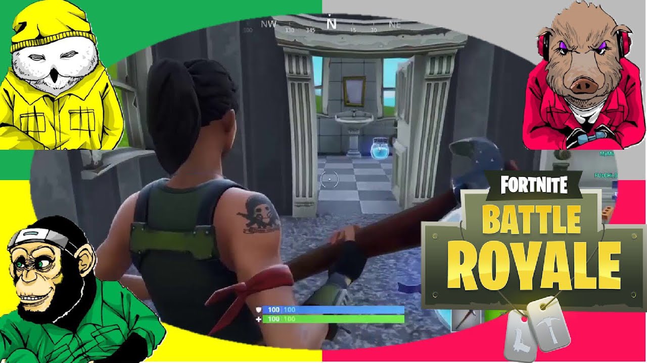 #14【フォートナイト / 3人実況】PS4版PUBGで挑むバトロワ”ドン勝”への道。